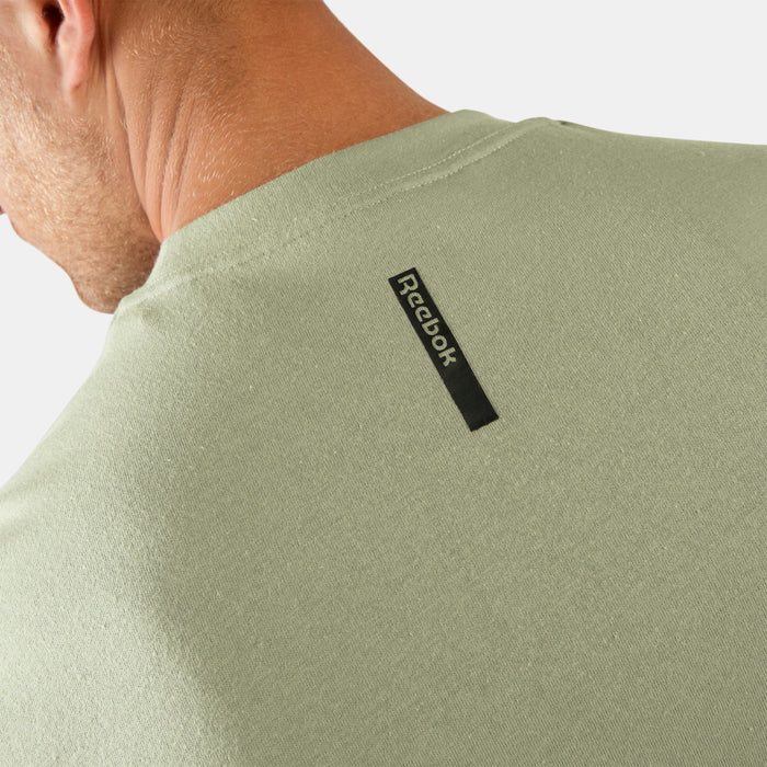 REEBOK APPAREL MEN Athlete T-Shirt HAZY GREEN