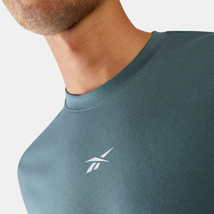 REEBOK APPAREL MEN Athlete T-Shirt MIDNIGHT TIDE