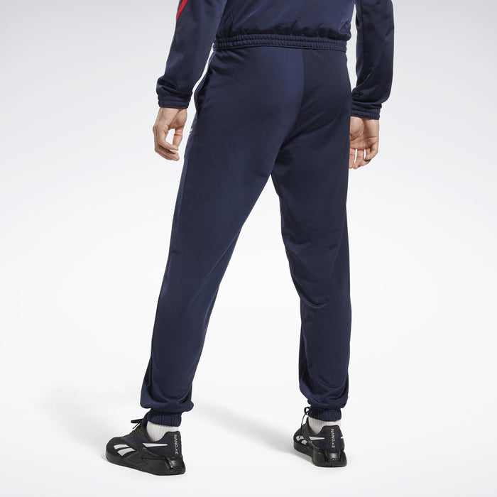 Reebok Apparel Men Reebok Identity Vector Knit Track Pants VECTOR NAVY