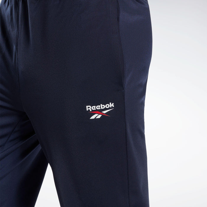 Reebok Apparel Men Reebok Identity Vector Knit Track Pants VECTOR NAVY