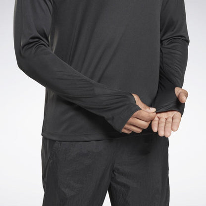 Reebok Apparel Men Training Long-Sleeve Top NGHBLK