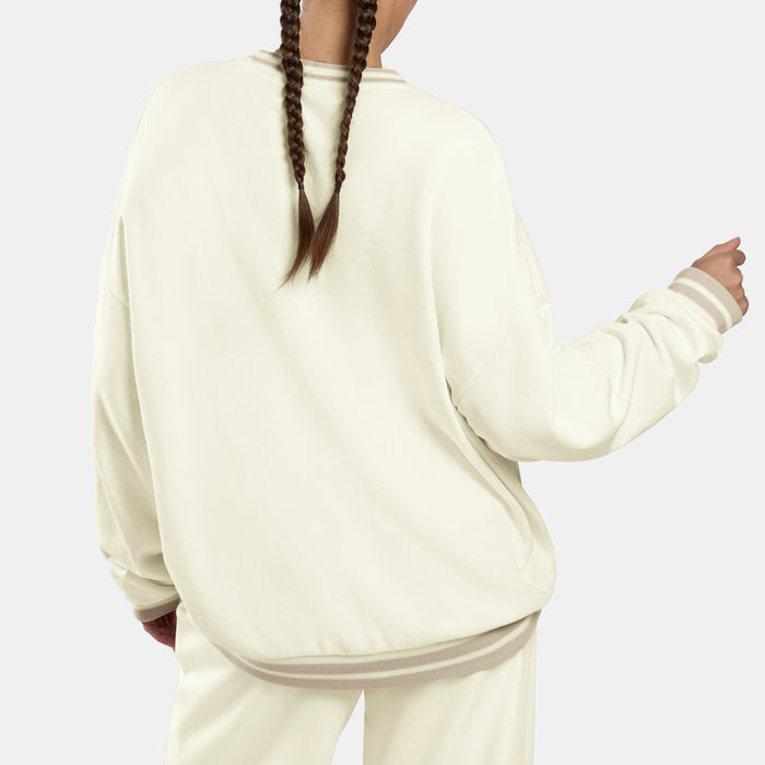 REEBOK APPAREL WOMEN Lawn Club Crew Sweatshirt CHALK
