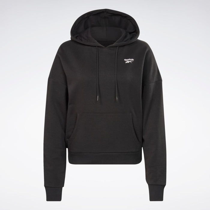Reebok Apparel Women Reebok Identity Small Logo French Terry Hoodie BLACK