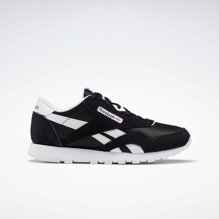 Reebok Footwear Kids Classic Nylon Shoes - Grade School BLACK/BLACK/WHITE