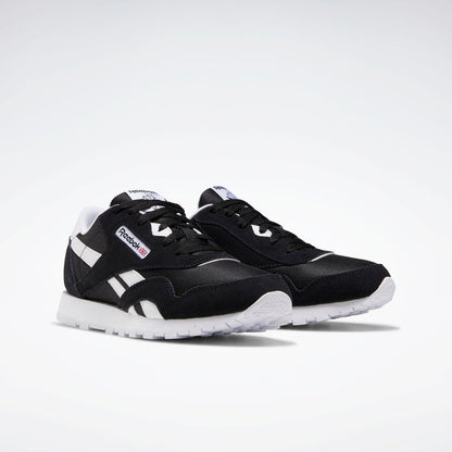 Reebok Footwear Kids Classic Nylon Shoes - Grade School BLACK/BLACK/WHITE