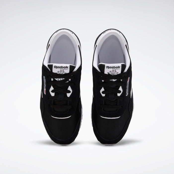 Reebok Footwear Kids Classic Nylon Shoes - Grade School BLACK/BLACK/WHITE