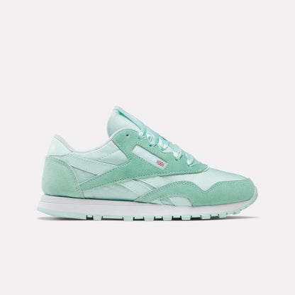Reebok Footwear Kids Classic Nylon Shoes - Grade School GLITCHAQUA/FTWRWHITE