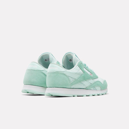Reebok Footwear Kids Classic Nylon Shoes - Grade School GLITCHAQUA/FTWRWHITE