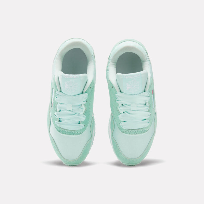 Reebok Footwear Kids Classic Nylon Shoes - Grade School GLITCHAQUA/FTWRWHITE