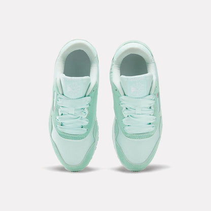 Reebok Footwear Kids Classic Nylon Shoes - Grade School GLITCHAQUA/FTWRWHITE