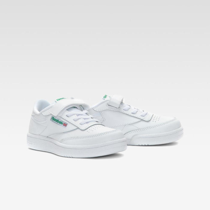 Reebok Footwear Kids Club C Shoes - Preschool WHITE/GLEN GREEN