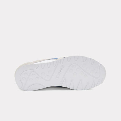 Reebok Footwear Men Classic Nylon Shoes WHITE/VECTOR BLUE/VECTOR RED