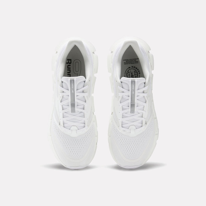 REEBOK FOOTWEAR MEN FloatZig 2 Running Shoes WHITE/WHITE/WHITE