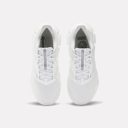 REEBOK FOOTWEAR MEN FloatZig 2 Running Shoes WHITE/WHITE/WHITE