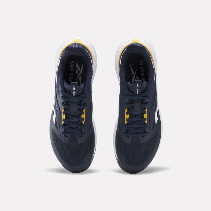 REEBOK FOOTWEAR UNISEX Nano Golf Shoes VECTOR NAVY/GRIT GOLD/FTWR WHT