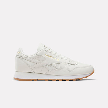 REEBOK FOOTWEAR WOMEN Classic Leather Shoes CHALK/WHITE/GUM