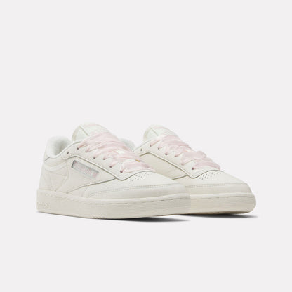 REEBOK FOOTWEAR WOMEN Club C 85 Vintage Shoes CHALK/ELEMENTALPINK/GUM