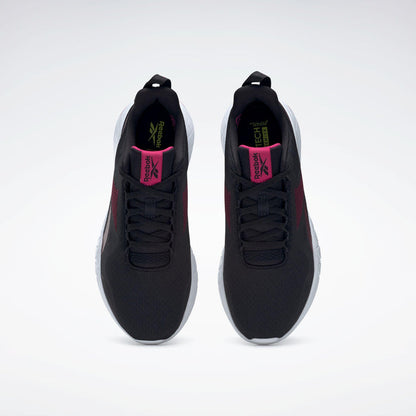 Reebok Footwear Women Flexagon Force 3 Wide Fit Training Shoes CBLACK/MAROON/PURPNK