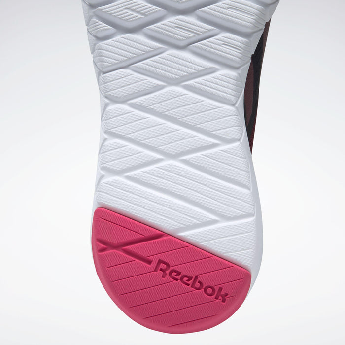 Reebok Footwear Women Flexagon Force 3 Wide Fit Training Shoes CBLACK/MAROON/PURPNK