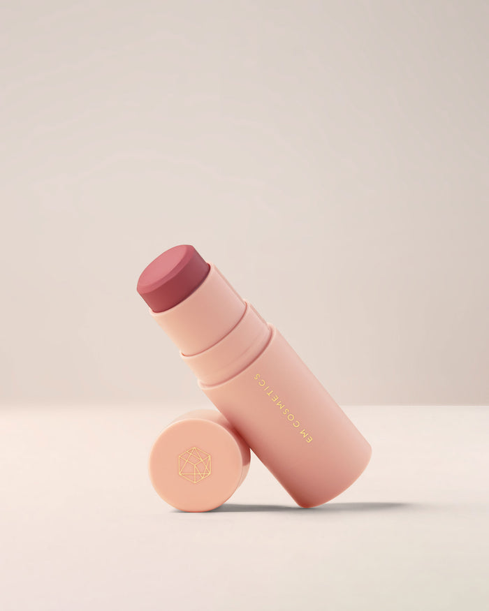 EM Cosmetics So Soft Blush stick in Venetian Rose, a vintage rose cream blush for a romantic, soft-focus finish.