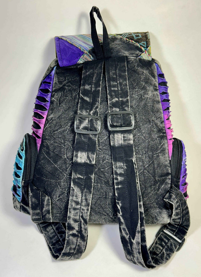 Soho Turquoise Patchwork Backpack - Smokin Resin Company