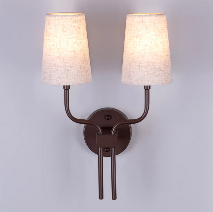 Solari Double-Orb Arched Wall Light - 5.1in * 21.4in (J)