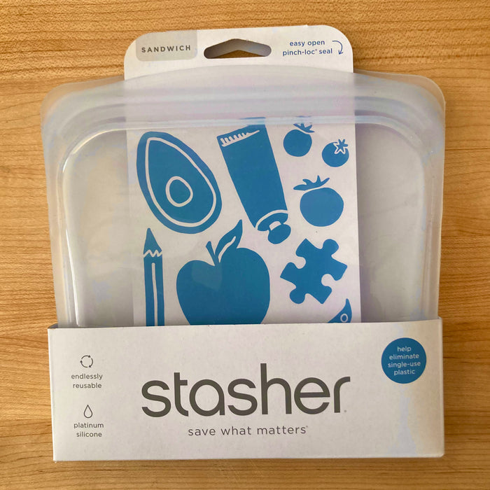 Stasher Food Storage Bags Sandwich - Preserved Oakland