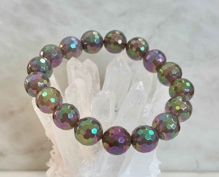 Wicked Glam Mystic Gray Agate Bracelet
